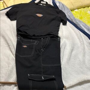 Dickies Black Relaxed Jeans Heavy-Duty Workwear